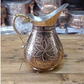 پارچ اردکی مسی سایز بزرگ الماس تراش