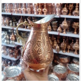 پارچ الماس تراش نانو سیاه قلم طرح گل