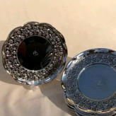 پیش دستی مسی گلبرگ کروم قطر 18.5 سانت مس زنجان نمونه