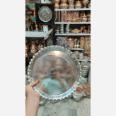 دیس دایره مسی گوشواره دار سایز 1 قطر 24 سانت در مس زنجان نمونه