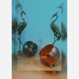 گوی مسی گلبرگ 6 عددی قطر 7.5 سایز بزرگ