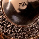 پیش دستی مسی گلبرگ قطر 18.5 سانت مس زنجان نمونه