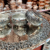 پیاله مسی کروم سیاه قلم 1 عددی