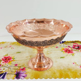 جا میوه ای مسی (میوه خوری)مسی ریزگل برجسته