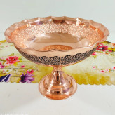 جا میوه ای مسی (میوه خوری)مسی ریزگل برجسته