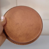 سینی گرد مسی قطر 22طرح دار زنجان نانو شده