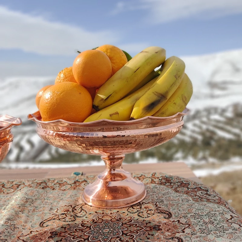 جامیوه ای میوه خوری مسی زنجان نانو شده