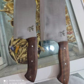 ساطور استیل زنجان ضد زنگ دسته چوبی