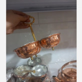 اردو خوری سه تایی مسی نانو شده داخل قلع