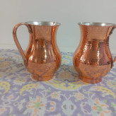 پارچ تمام مسی چکشی و طرح دار کمر باریک ارسال رایگان
